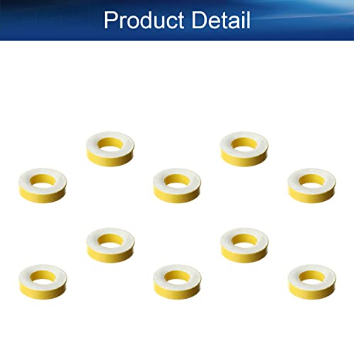 HeyiarBeit 9.4x17.5x4.83 ממ ליבת טורואיד חנקי פריט טבעת אבקת ברזל טבעות פריט טבעות להפרעות קווי אות כוח צהוב