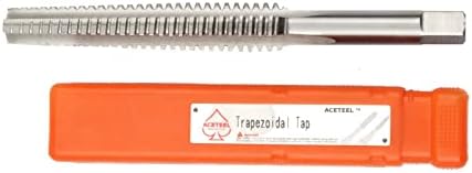 Aceteel TR40 x 4 ברז טרפזואידי מטרי, TR40 x 4 HSS Trapezoidal חוט ברז שמאל יד