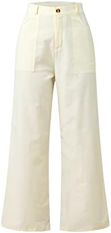 מכנסי טרנינג מיאשוי נשים כיסים נשים מכנסי אופנה מוצקים מכנסיים מותניים אמצעיות מכנסיים מזדמנים של נשים