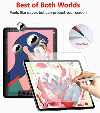 Bersem Paperfeel זכוכית מגן תואם לאייפד אוויר דור 5 דור / iPad Pro 11 אינץ ' / אייפד אייר דור רביעי עם