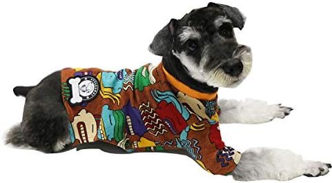 סגנון חולצת כלב איגלית, חולצת כלב בסגנון היפ הופ מגניב, מרקם כותנה טהור נושם ואלסטי לכלבים קטנים