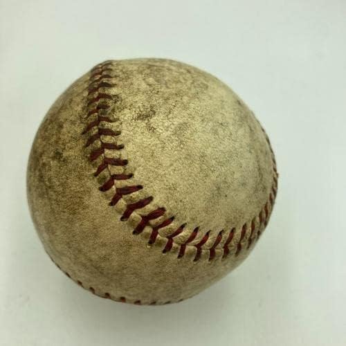 אנדי פפקו חתום על משחק 1960 השתמש בלהיט בייסבול בפועל מילווקי בראבס JSA COA - משחק MLB השתמש בייסבול