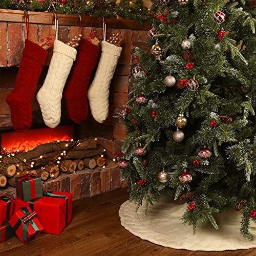 חצאית עץ חג המולד של לימברידג ', חצאיות עץ כפרי עבות 36 אינץ