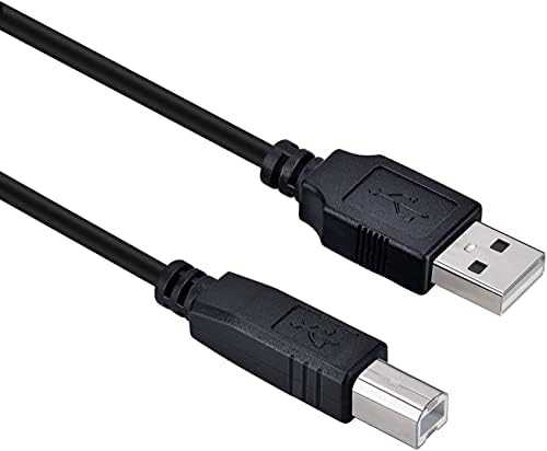 מדפסת Storel כבל USB למחשב התואם לכוח העבודה של Epson Pro WF-7840, WF-7820, WF-4830, WF-4820, WF-4740, WF-4730,