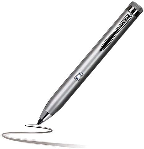 Navitech Silver Mini Point Point Point Digital Active Stylus PEN תואם לכרטיסיית Acer Iconia 10 / ACER מתג