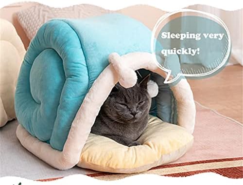 רך חתולי מיטת מחצלת שק שינה חתולי בית נצרים כלב מיטת סל מרגיע ספה מיטת כרית לחתולים לשבת בית אוהלים עבור
