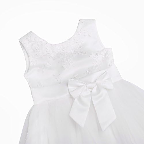 שמלת תינוקות של תינוקות שיקטרי שמלות רקמות שמלות מסיבות חתונה עם פורחים