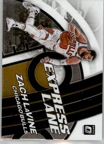 2021-22 Donruss Optic Express Lane 22 Zach Lavine Chicago Bulls NBA כרטיס מסחר בכדורסל