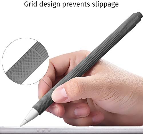 מקרה מצויר של Awinner Silicone תואם ל- Apple MU8F2AM עפרון עפרון שרוול עור אביזרים לכיסוי כיסוי