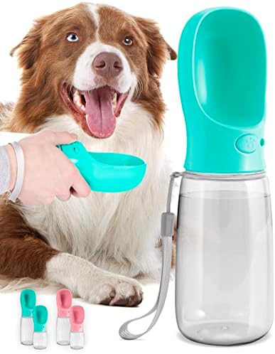 מלסיפרי כלב מים בקבוק, דליפת הוכחה נייד גור מתקן מים עם שתיית מזין עבור חיות מחמד חיצוני הליכה,