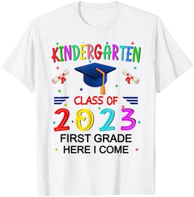 גן ילדים כיתת סיום של 2023 בוגר ילדים ילד ילדה חולצה