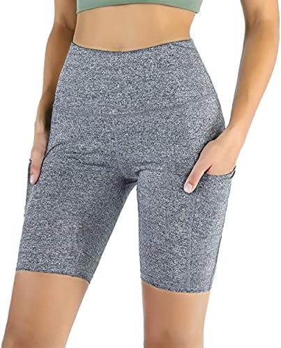 מכנסיים קצרים של ורבסטל לנשים חותלות מותניים גבוהות עם כיסי צד לנשים לבקרת בטן אימון אימון