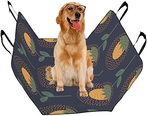 מותאם אישית אלגנטי עיצוב סגנון יד-צבוע הדפסת רכב מושב מכסה לכלבים עמיד למים החלקה עמיד רך לחיות