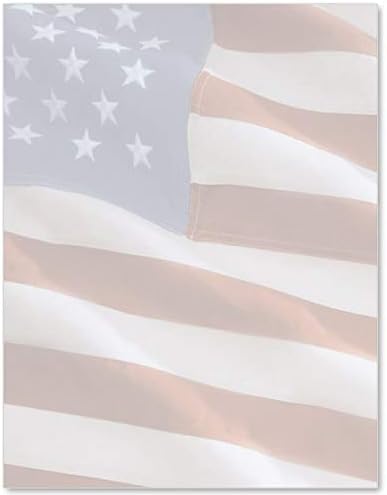 נייריישיר אמריקאי סטנדרטי פטריוטי דגל מכתב ניירות, 100 לספור