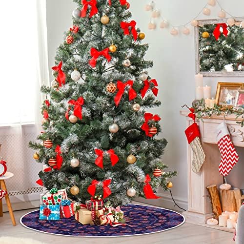 חצאית עץ חג המולד של Oarencol מנדלה חצאית עץ חג המולד 36 אינץ