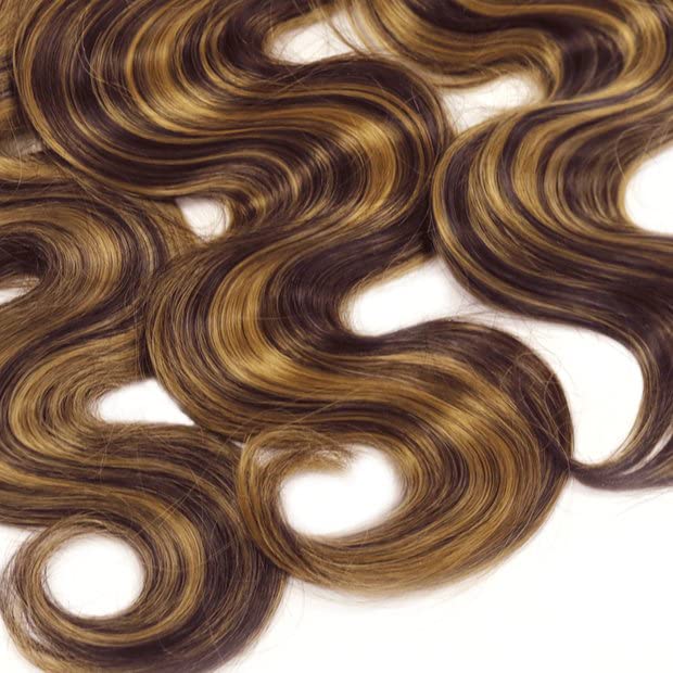 להדגיש שיער טבעי חבילות אומברה שיער טבעי חבילות עמ ' 4/27 גוף גל 3 חבילות ברזילאי רמי חום שיער טבעי צרור כפול