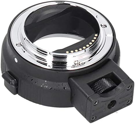 EFNEX II מתמקד מתאם אלקטרוני, ממיר עדשת מצלמה, עם אנשי קשר אלקטרוניים מתכתיים מובנים, עבור עדשת הרכבה EF