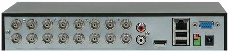 Alibi Vigilant Flex Series 16-Channel 5MP אנלוגי + 4MP IP IP היברידי DVR ALI-HR163F-1 עם כונן 2TB