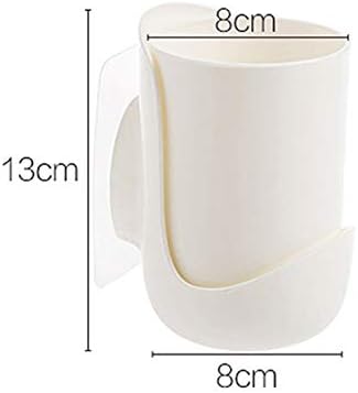 מחזיק מברשת שיניים רכוב על קיר יצירתי עם כוס עם אמבטיה אטום למים אבק אבק אבק אבק מארגן אמבטיה