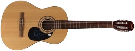 צ'אד קרוגר חתום על חתימה בגודל מלא פנדר גיטרה אקוסטית עם אימות ג'יימס ספנס JSA - אימות ניקלבק פרונטמן,