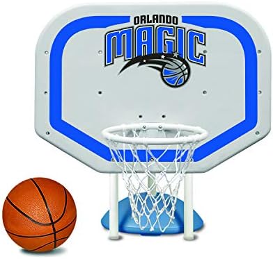 Poolmaster 72953 Orlando Magic NBA Pro REBAUNDER STYLE SWEED GALE כדורסל, לבן