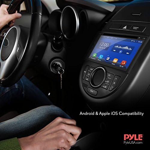 מערכת מקלט סטריאו מכונית של פייל - צג LCD דיגיטלי של מסך מגע דיגיטלי דיגיטלי עם מצלמת גיבוי, USB, Bluetooth