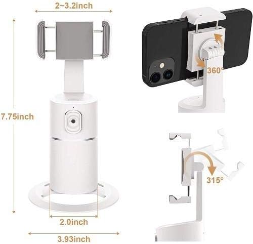 עמדו והעלו עבור Sony Xperia XA2 - Pivottrack360 Selfie Stand, מעקב פנים מעמד ציר עמד