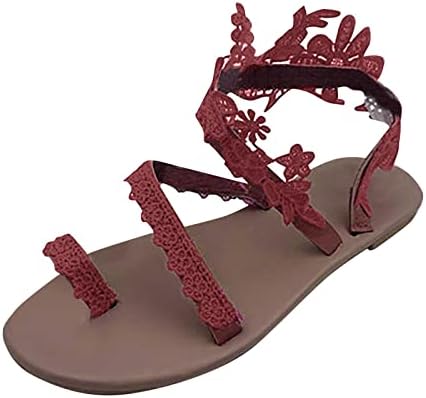 סנדלים רומאים נשים נעלי מים חוף כפכפים כפכפים בוהן פתוחה החלקה-על נעלי בית אופנה בתוספת גודל מגלשות הנעלה