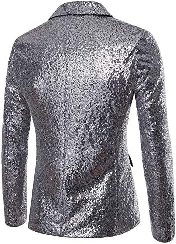 Cloudstyle Mens One Bpen Sequin Sequin שמלה חליפת מעיל פסטיבל טוקסידו טוקסידו מעיל ספורט