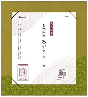 Taniguchi Matsuyudo TC48-3 מסגרת תמונה, מחזיק נייר צבעוני, לנייר צבעוני גדול, דפוס דונסו, ברק צבע, זהב