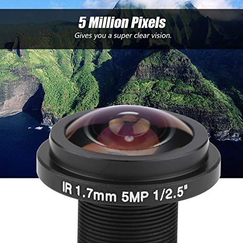 MINI HD Wireless Cameration Camera נסתר עין דגים אבטחה מצלמת עדשת פנורמית 5MP/1.7 ממ אורך מוקד/185 ｰ