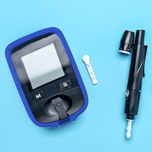 מקרה רפואי רך התואם למכשיר Reeder של Libre & Libre 2, כיסוי מגן על צג גלוקוז סיליקון, כחול