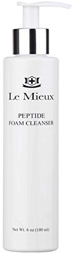 Le Mieux Peptide Cleam Cleanser - גיל מתריס לשטוף פנים עם קולגן ימי ו -3 פפטידים לעור זוהר, ניקוי מקציף לעור יבש,