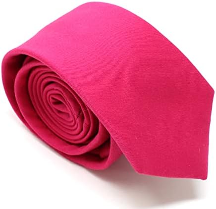 גברים של מוצק צבע כותנה סקיני עניבה עניבת מודרני סגנון-מושלם עבור חתונות השושבינים