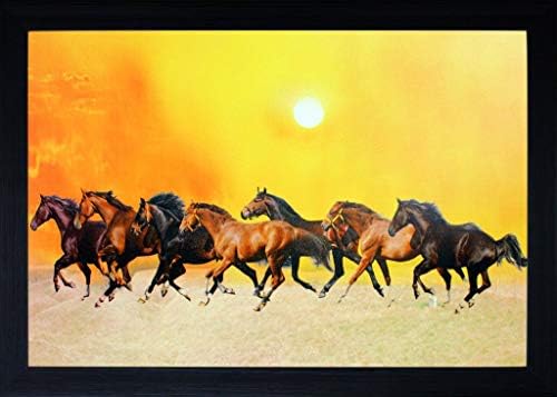 Bbrats שבעה סוסים רצים ציור,