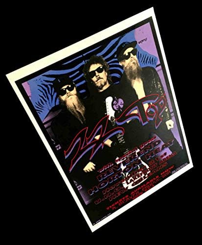 ZZ Top Poster Rev Horton Heat Arena Arena New Orleans 1996 S/N 500 Matt Getz