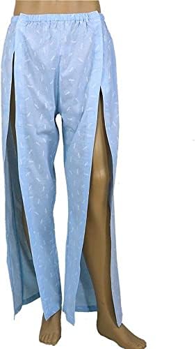 קל להתפוגג שיתוק בגדי מטופל מכנסיים פתוח טיפול בגדי נכות קשישים ניתוח מליטה פיג ' מה 22.5.10
