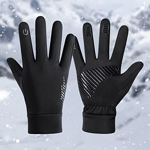 כפפות עם אצבעות מסך מגע ש 806 כפפות סקי ספורט חמות עמידות לרוח בחורף לגברים