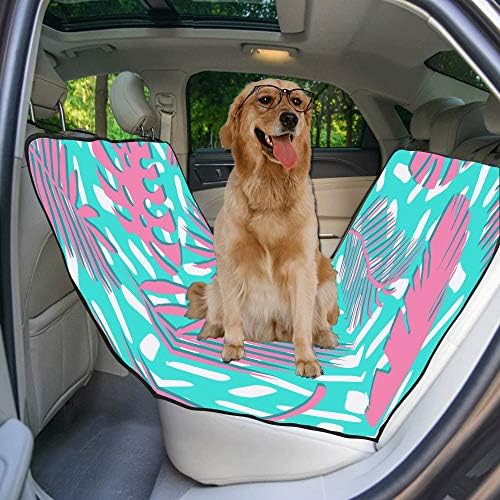 מותאם אישית שיפוע עיצוב סגנון יצירתי הדפסת רכב מושב מכסה לכלבים עמיד למים החלקה עמיד רך לחיות מחמד