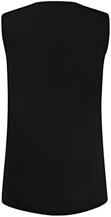 רוקין בארצות הברית צמרות לנשים ללא שרוולים חולצת טנק טנק של טנק או צווארון דגל אמריקאי חולצות חולצות