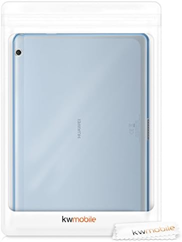 מארז Kwmobile התואם ל- Huawei Mediapad T3 10 מקרה - כיסוי מגן רך TPU לאחור לטבליות - כחול