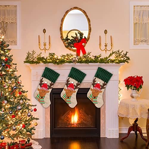 גרבי מתנות ממתקים גרביים מותאמים אישית לקישוטים לחג המולד קישוטי בית חג המולד ואביזר מסיבות לילדים עונת החג המשפחתית
