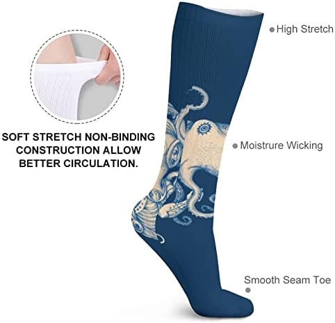 תמנון ואסטרונאוטים גרבי צינור גרביים גרביים נושמות גרביים אתלטיות חיצוניות עבור יוניסקס