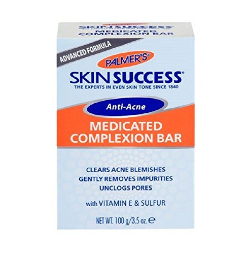 פאלמר של עור הצלחה אירועאחד תרופות נגד אקנה עור סבון בר, 3.5 אונקיות
