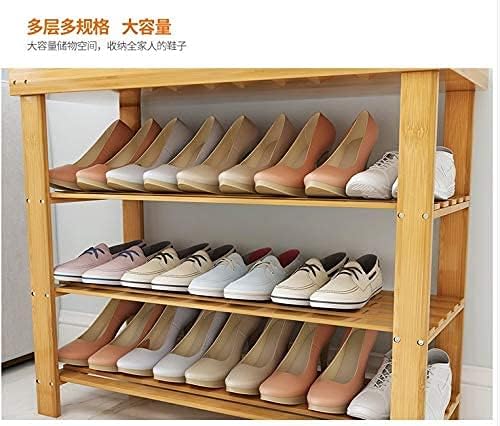 Whlmyh מתלה נעליים בסגנון פשוט, 5 שכבות נושמות ויפות נעלי אחסון מרפסת חדר שינה קל לניקוי, מתאימות