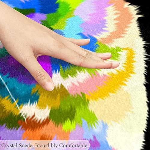 Llnsuply גודל גדול 5 מטר ילדים עגול ילדים שטיח שטיח שטיח צבעוני הדפסת חתול משתלת שטיחים כרית לא