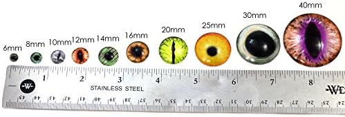 זכוכית אנושית ירוקה זית עיניים על עמודי סיכות תיל עבור מחט פליזת בובות ייצור ציוד ומלאכות אחרות