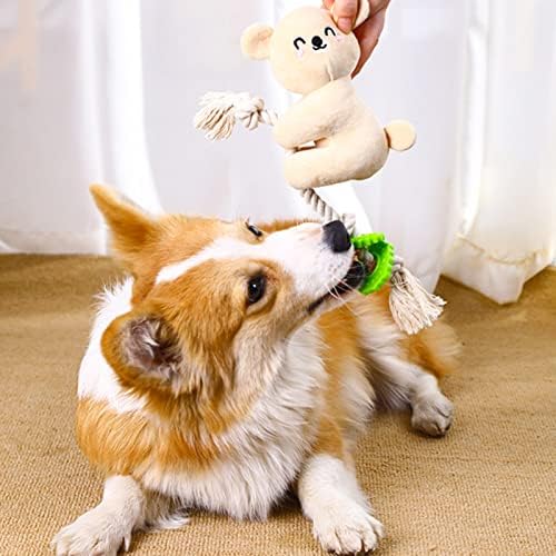 Koqwez33 Pet Plush צעצוע מקסים קלוט קואלה קטיפה חיה צעצוע כלב כלב צעצוע חאקי