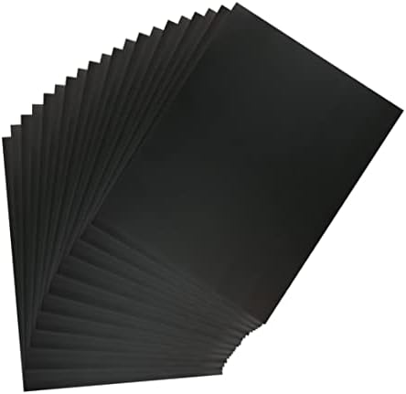 לוח צבעוני, 210GSM 510 ממ x 635 ממ, שחור, חבילה 20.