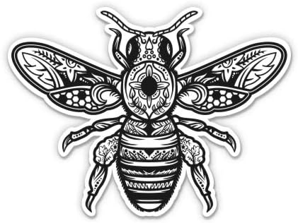 דבורת דבש יפה נוי נוי - מדבקת ויניל 3 אינץ
